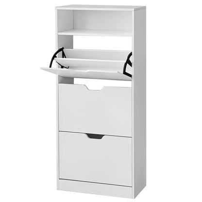 Meuble à chaussure magnifique à 3 tiroirs rabattables - vente privée 14:29White;200007763:201336101