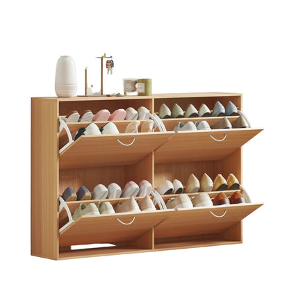 Meuble à chaussure marron naturel - 120X24X81 cm - vente privée 14:201739807;200007763:201336104;5:-1