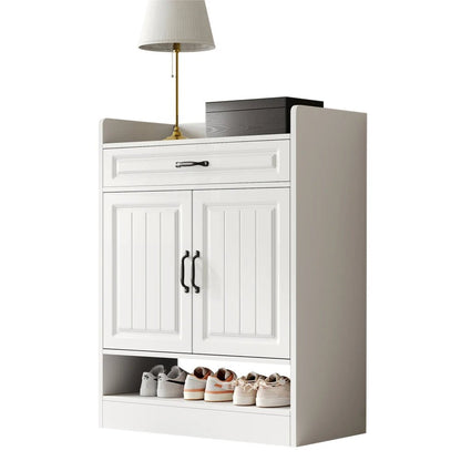 Meuble à chaussure moderne à poignées noires - 75×36×95.5cm - vente privée 14:29;200007763:201336101
