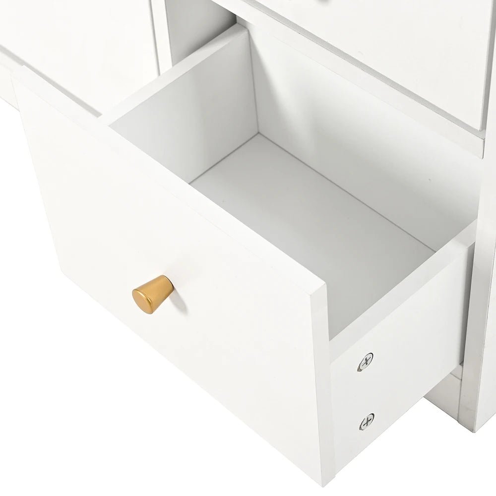Meuble à chaussure polyvalent à 3 tiroirs rabattables - vente privée 14:29White;200007763:201336101