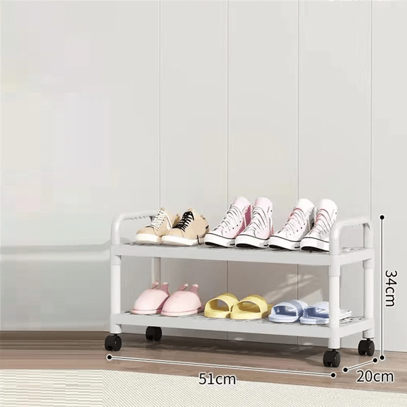 Meuble à chaussure simple à plusieurs niveaux - vente privée 14:29White 5 Layer