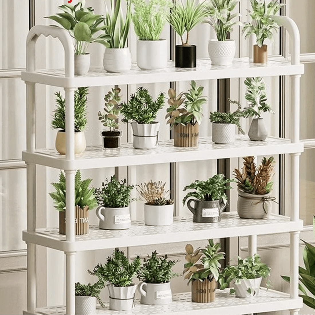 Meuble à chaussure simple à plusieurs niveaux - vente privée 14:29White 5 Layer