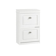 Meuble à chaussures 2 étages à rabats avec rangements - 14:200002130;200007763:201336101