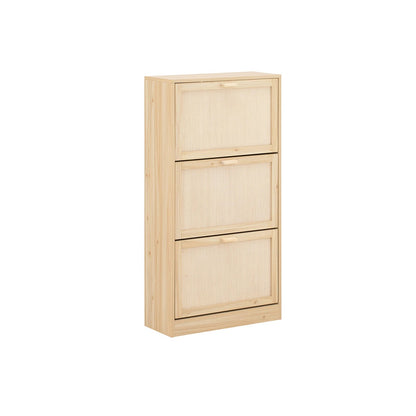 Meuble à chaussures de 3 rabats et à hauteur vertical - vente privée 14:933Nature;200007763:201336101