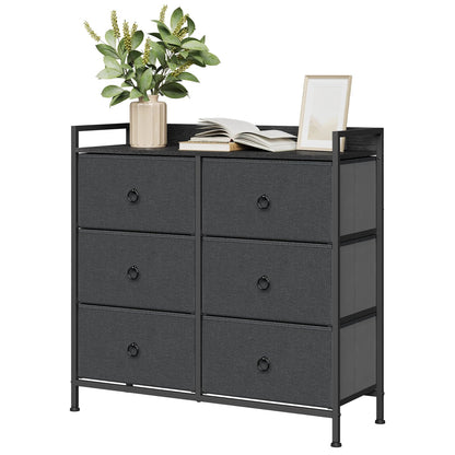 Meuble de rangement 6 tiroirs moderne - vente privée 14:200844061dark gray;200007763:201336101