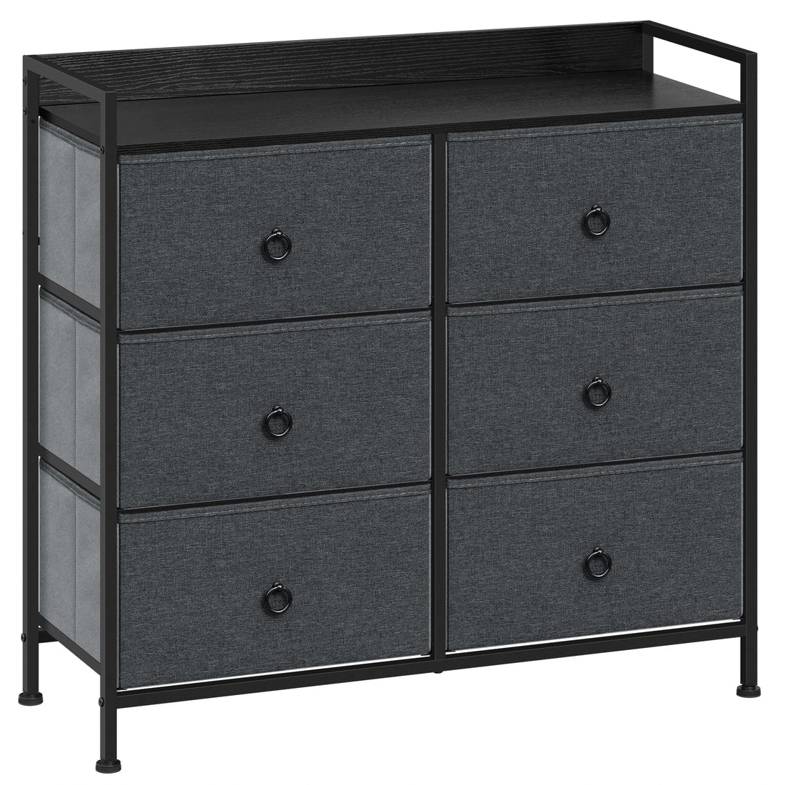 Meuble de rangement 6 tiroirs moderne - vente privée 14:200844061dark gray;200007763:201336101