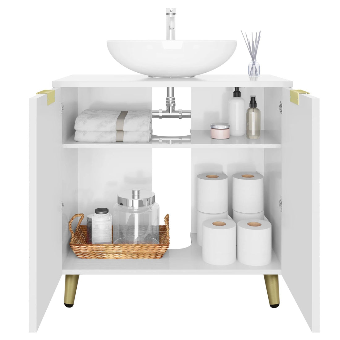 Meuble de rangement à doubles portes cubiques 60x60x30cm - vente privée 14:29;200007763:201336101