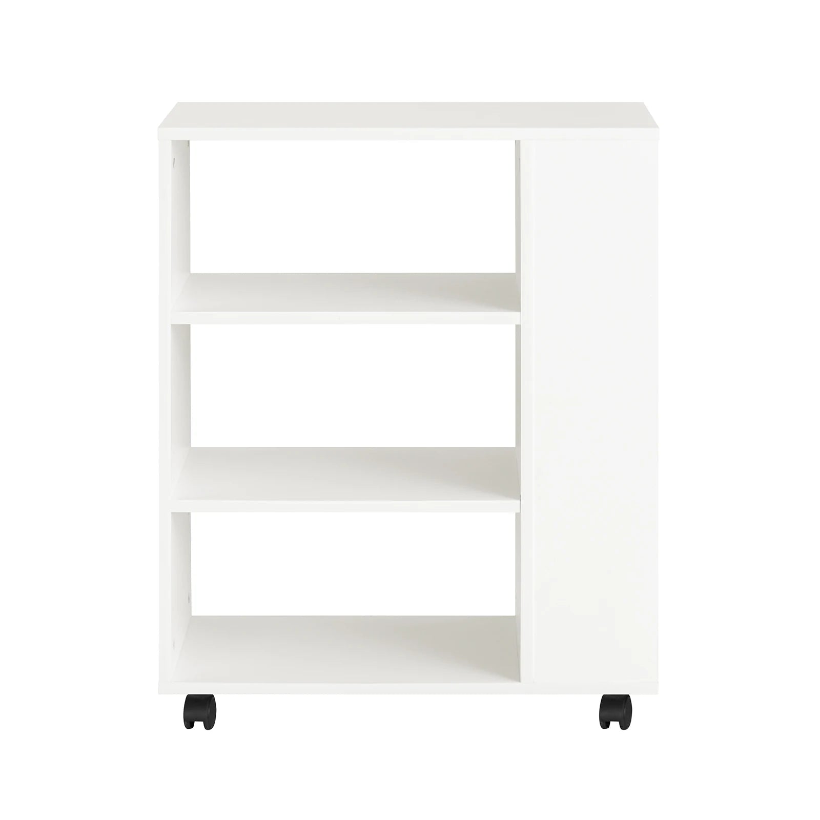 Meuble de rangement à roulettes blanches 60x75x35cm - 14:29;200007763:201336101