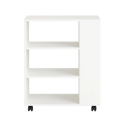 Meuble de rangement à roulettes blanches 60x75x35cm - 14:29;200007763:201336101