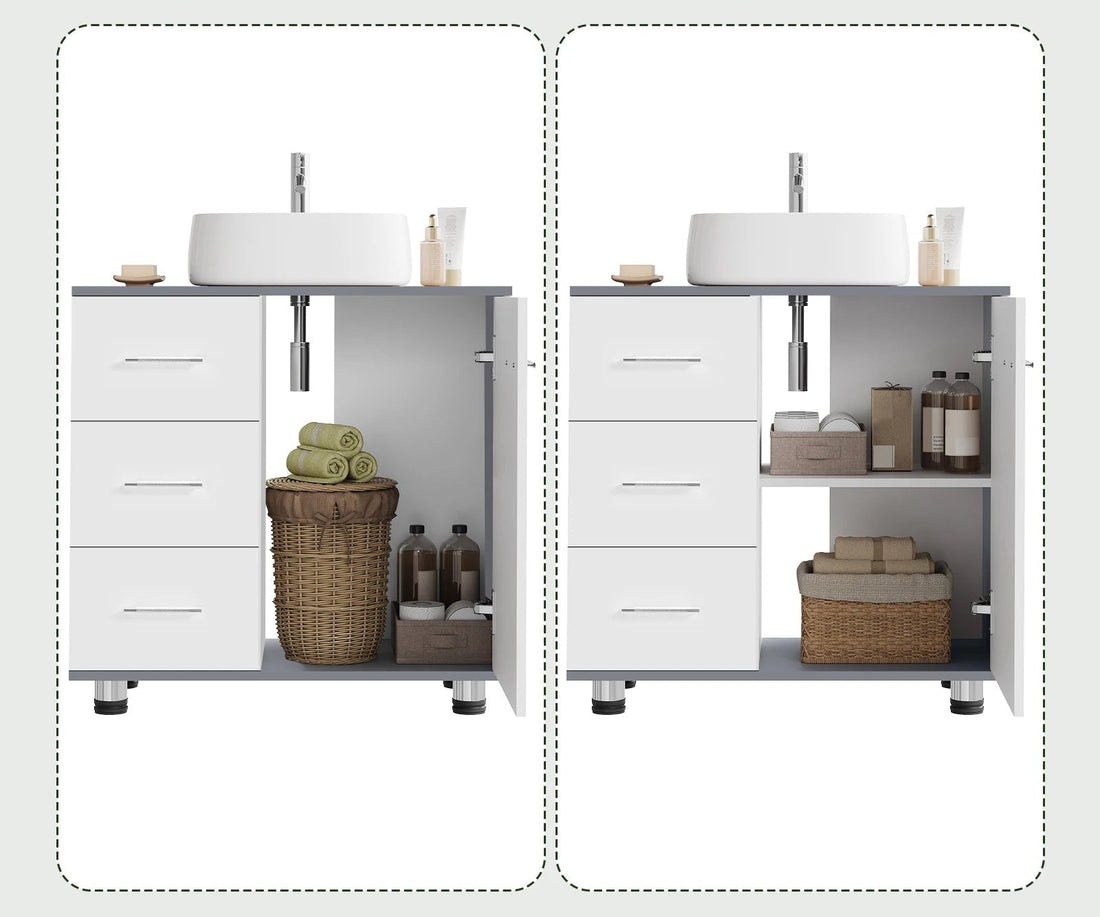 Meuble de rangement à tiroirs blanc - vente privée 14:10White and Grey;200007763:201336101