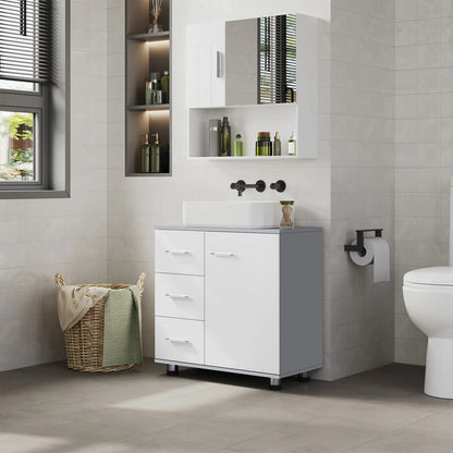 Meuble de rangement à tiroirs blanc - vente privée 14:10White and Grey;200007763:201336101