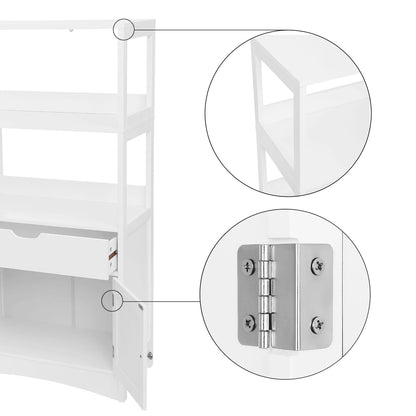 Meuble de rangement avec tiroirs blanc et porte - vente privée 14:29blanc;200007763:201336342
