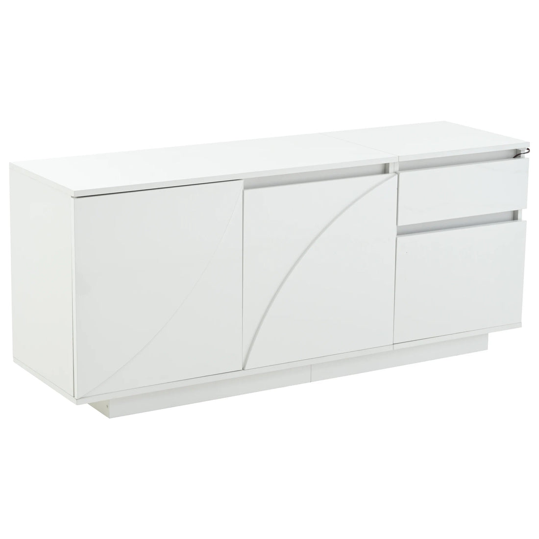 Meuble de rangement avec tiroirs moderne blanc - vente privée 14:29