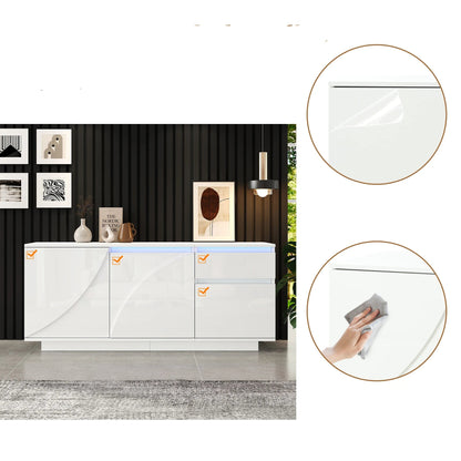 Meuble de rangement avec tiroirs moderne blanc - vente privée 14:29