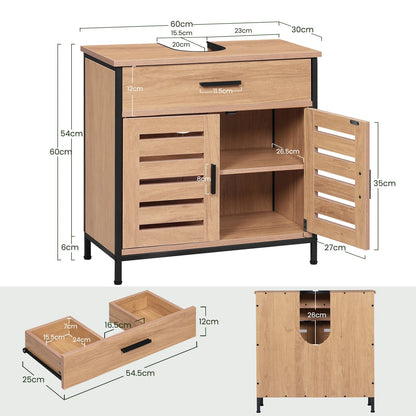 Meuble de rangement balcon moderne - vente privée 14:29Light Oak;200007763:201336101