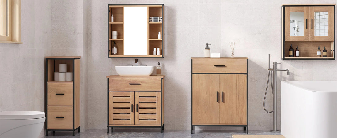 Meuble de rangement balcon moderne - vente privée 14:29Light Oak;200007763:201336101