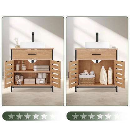Meuble de rangement balcon moderne - vente privée 14:29Light Oak;200007763:201336101
