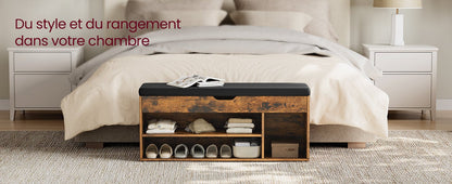 Meuble de rangement chaussures rustiques 30 x 100 x 44 cm, - 14:-1;200007763:201336101