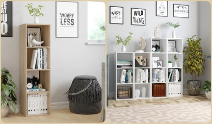 Meuble de rangement cube de dimensions 30x30x106cm - vente privée 14:29White;200007763:201336101