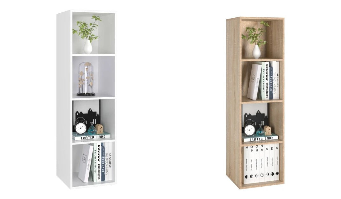 Meuble de rangement cube de dimensions 30x30x106cm - vente privée 14:29White;200007763:201336101