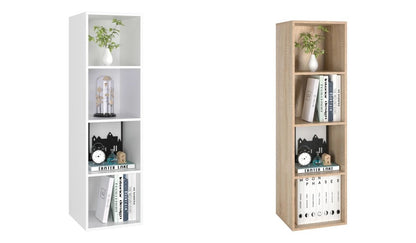 Meuble de rangement cube de dimensions 30x30x106cm - vente privée 14:29White;200007763:201336101