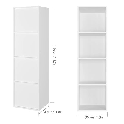Meuble de rangement cube de dimensions 30x30x106cm - vente privée 14:29White;200007763:201336101