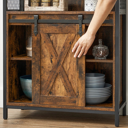 Meuble de rangement cuisine pas cher de qualité - vente privée 14:365458Marron Rustique;200007763:201336342