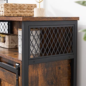 Meuble de rangement cuisine pas cher de qualité - vente privée 14:365458Marron Rustique;200007763:201336342