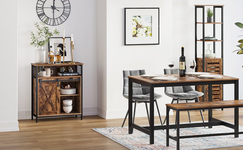 Meuble de rangement cuisine pas cher de qualité - vente privée 14:365458Marron Rustique;200007763:201336342
