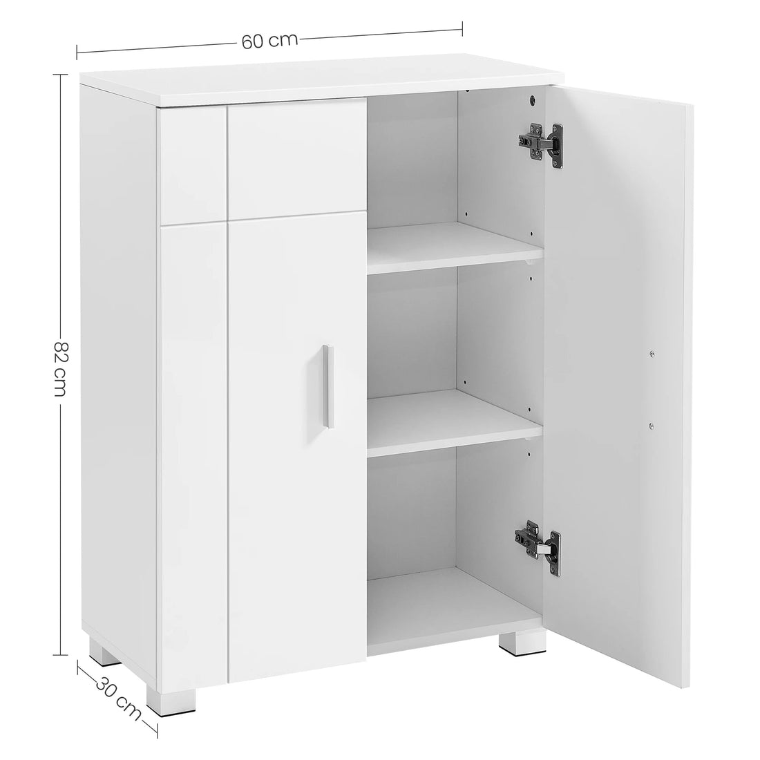 Meuble de rangement de salle de bain à double porte - vente privée 14:29Blanc;200007763:201336342