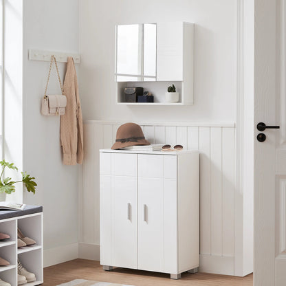 Meuble de rangement de salle de bain à double porte - vente privée 14:29Blanc;200007763:201336342