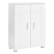 Meuble de rangement de salle de bain à double porte - 14:29Blanc;200007763:201336342