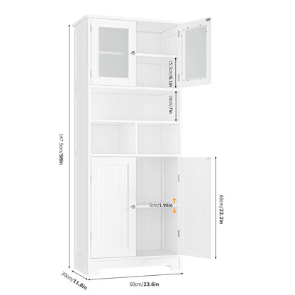 Meuble de rangement de style armoire de cuisine haute en bois - vente privée 14:29;200007763:201336101