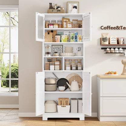 Meuble de rangement de style armoire de cuisine haute en bois - vente privée 14:29;200007763:201336101