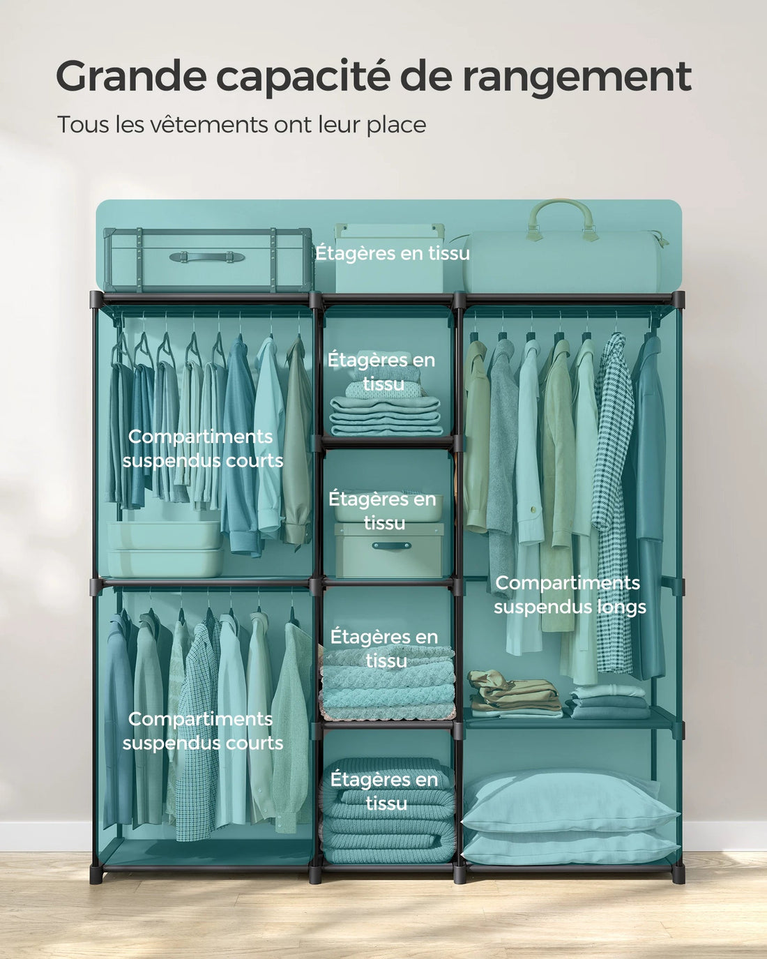 Meuble de rangement étagère simple - vente privée 14:193;200007763:201336342