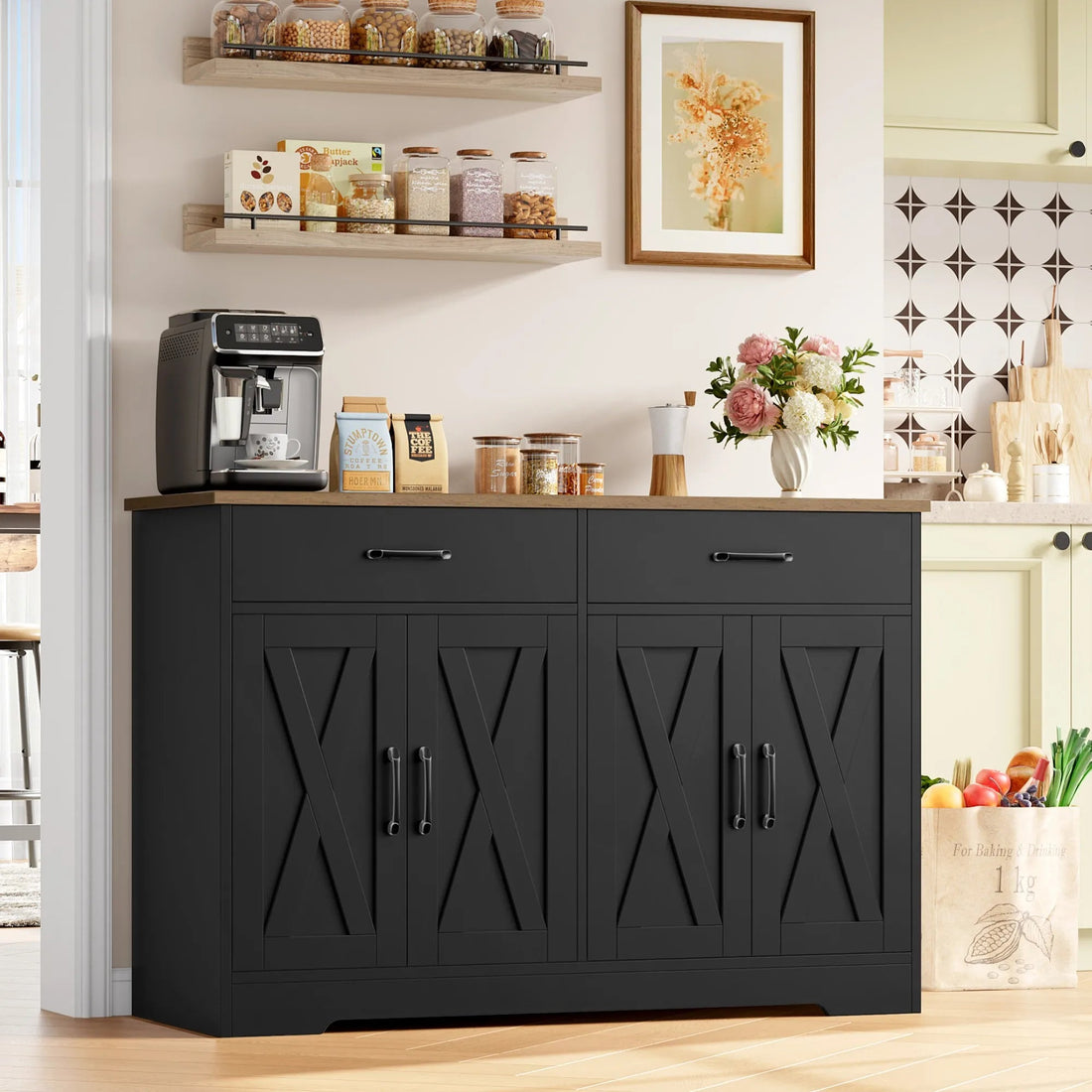 Meuble de rangement industriel de 120cm de large - vente privée 14:29;200007763:201336101