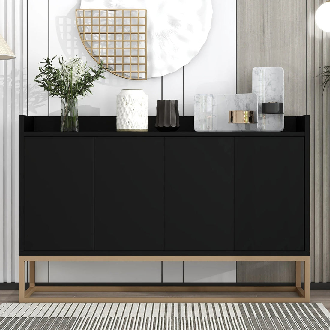 Meuble de rangement long et bas pour entrée ou salon - vente privée 14:173Blue;200007763:201336101