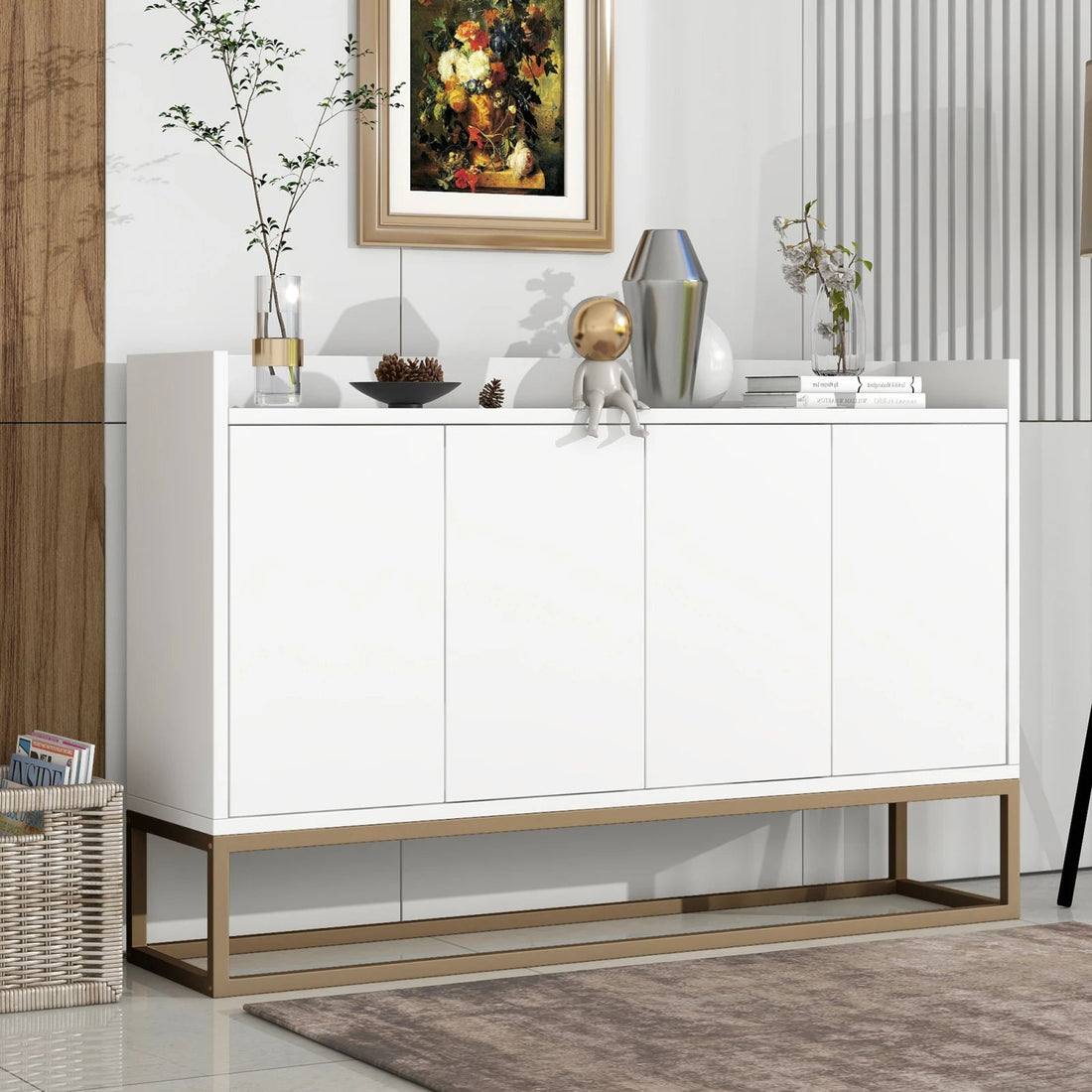 Meuble de rangement long et bas pour entrée ou salon - vente privée 14:173Blue;200007763:201336101