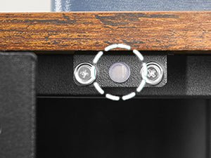 Meuble de rangement métallique à doubles portes - vente privée 14:193Marron Rustique et Noir Mat;200007763:201336101