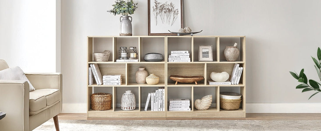 Meuble de rangement murale 97.5 x 30 x 100 cm - vente privée 14:366Chêne Clair;200007763:201336101