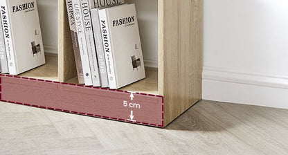 Meuble de rangement murale 97.5 x 30 x 100 cm - vente privée 14:366Chêne Clair;200007763:201336101