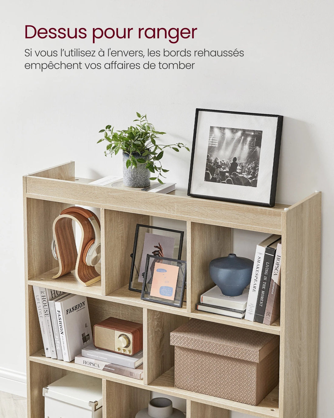 Meuble de rangement murale 97.5 x 30 x 100 cm - vente privée 14:366Chêne Clair;200007763:201336101