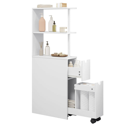Meuble de rangement niche étroite de salle de bain - vente privée 14:200006151Gray;200007763:201336101