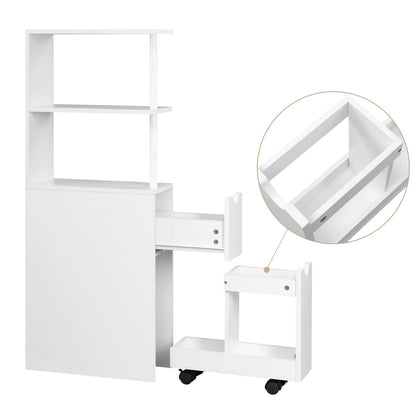 Meuble de rangement niche étroite de salle de bain - vente privée 14:200006151Gray;200007763:201336101