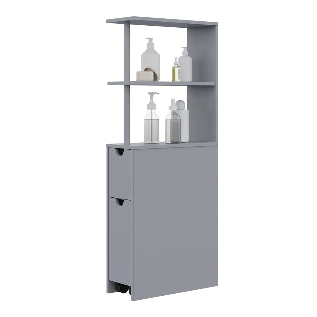 Meuble de rangement niche étroite de salle de bain - vente privée 14:200006151Gray;200007763:201336101