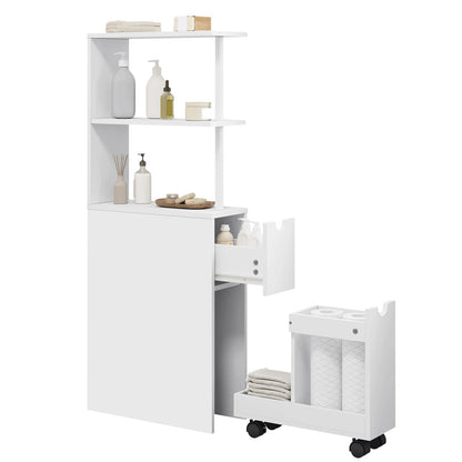 Meuble de rangement niche étroite de salle de bain - vente privée 14:200006151Gray;200007763:201336101