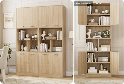 Meuble de rangement pour chambre adulte ou salon 180.5x60x40cm - vente privée 14:200001438Oak;200007763:201336101