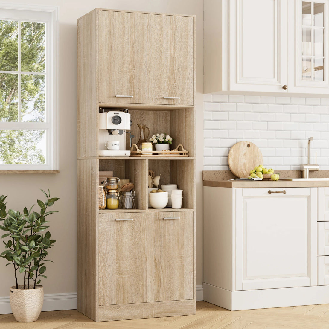 Meuble de rangement pour chambre adulte ou salon 180.5x60x40cm - vente privée 14:200001438Oak;200007763:201336101