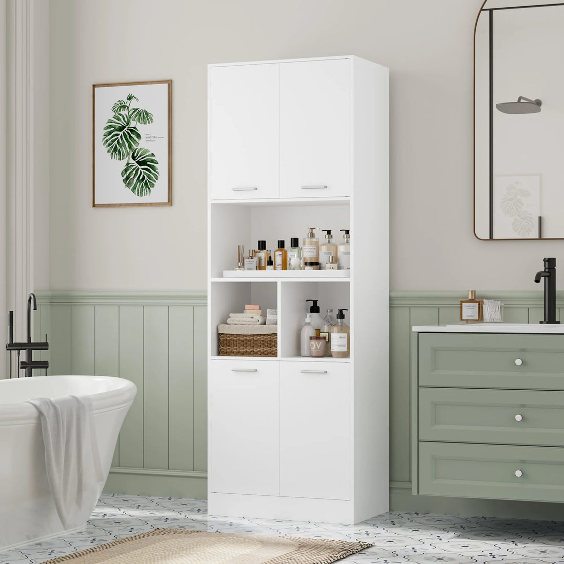 Meuble de rangement pour chambre adulte ou salon 180.5x60x40cm - vente privée 14:200001438Oak;200007763:201336101