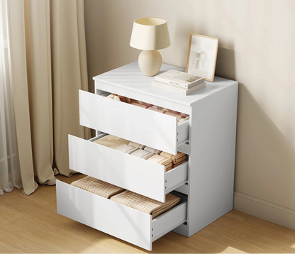 Meuble de rangement pour chambre blanche 60x70x40cm - vente privée 14:29White